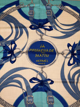 Load image into Gallery viewer, Hermes Cashmere/Silk Shawl “La Promenade du Matin” by Henri d'Origny 140