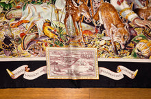 Load image into Gallery viewer, Limited edition Hermes Silk Twill Scarf “Madison Avenue” by Kermit Oliver.