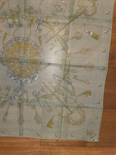 Load image into Gallery viewer, Hermes Silk Mousseline Scarf “Les Cles” by Caty Latham.