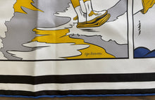 Load image into Gallery viewer, Hermes Silk Twill Double Sided Scarf WOW by Ugo Bienvenu