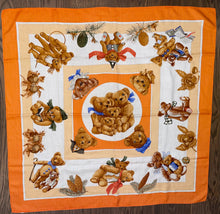 Load image into Gallery viewer, Hermes Cashmere and Silk Scarf « Confidents Des Cœurs » by Loїc Dubigeon.