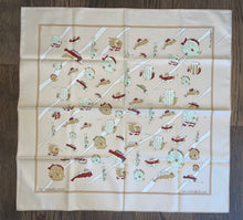 Load image into Gallery viewer, Hermes Cotton Scarf “Au Clair de la Mer” by Dominik Jarlegant.