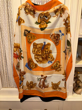 Load image into Gallery viewer, Hermes Cashmere and Silk Scarf « Confidents Des Cœurs » by Loїc Dubigeon.