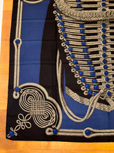 Load image into Gallery viewer, Hermès Cashmere/Silk Shawl Brandebourgs 140