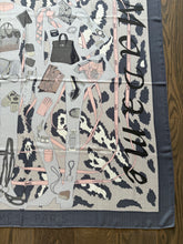 Load image into Gallery viewer, Hermes GM Cashmere Shawl “Monsieur et Madame” by Robert Dallet and Bali Barret 140.