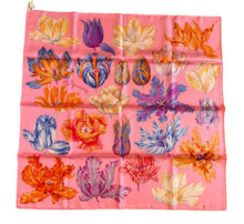 Load image into Gallery viewer, Hermes 100% Silk Twill Scarf “Tulipomanie” by Aline Honoré.