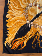 Load image into Gallery viewer, Hermes Silk Twill Scarf “Eva” by Philippe  Dumas.