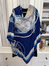 Load image into Gallery viewer, Hermes Cashmere and Silk GM Shawl “Coupé de Gala” by Woldek Kaminski 140.