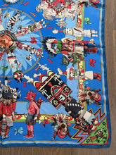 Load image into Gallery viewer, Hermes Silk Scarf Kachinas by Kermit Oliver