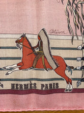 Load image into Gallery viewer, Hermes Cashmere and Silk Scarf “La Pani Shar Pawnee” by Kermit Oliver.