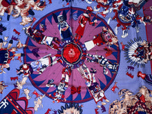 Load image into Gallery viewer, Hermes Cashmere/Silk Shawl “Kachinas” by Kermit Oliver 140