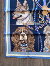 Load image into Gallery viewer, Hermes Vintage Silk Scarf “Jour de Casting” by Liz Stirling.