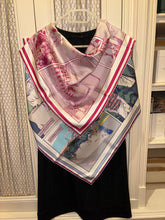 Load image into Gallery viewer, Hermes Silk Twill Double Sided Scarf WOW by Ugo Bienvenu