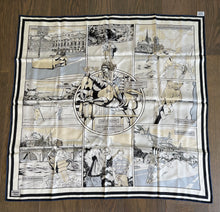 Load image into Gallery viewer, Hermes Silk Twill Double Sided Scarf WOW by Ugo Bienvenu