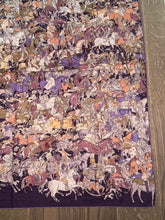 Load image into Gallery viewer, Hermes Cashmere and Silk GM Shawl “Pele-Mele” by Philippe Dumas.