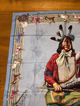 Load image into Gallery viewer, Hermes Cashmere and Silk Scarf “La Pani Shar Pawnee” by Kermit Oliver.