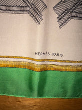 Load image into Gallery viewer, Hermes Silk Scarf «Deo Juvante Monaco» by Hugo Grygkar.