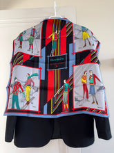 Load image into Gallery viewer, Hermes Vintage Silk Scarf “Aux Sports d'Hiver”.