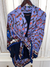 Load image into Gallery viewer, Hermes Cashmere and Silk GM Shawl “Lettres d’Erevan” by Karen Petrossian 140.