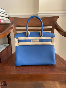 Hermes Birkin 30 with palladium hardware.