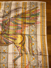 Load image into Gallery viewer, Hermes Silk Shawl “Le Pegase d’Hermes Au Bloc” 140