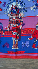 Load image into Gallery viewer, Hermes Cashmere/Silk Shawl “Kachinas” by Kermit Oliver 140