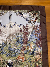 Load image into Gallery viewer, Hermes Silk Twill Scarf “Sichuan” by Robert Dallet.