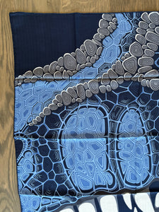 Hermes Cashmere and Silk GM Shawl “Awooooo” by Alice Shirley.