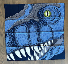 Load image into Gallery viewer, Hermes Cashmere and Silk GM Shawl “Awooooo” by Alice Shirley.