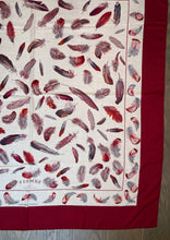 Load image into Gallery viewer, Hermes Cashmere/Silk GM Shawl “Plumes” by Henri de Linares 140