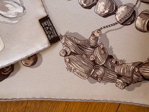Hermes Silk Twill Scarf “Rêve de Corail” by Annie Faivre