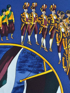 Hermes Silk Twill Scarf “Grande Cortege au Moscou” by Michel Duchene.