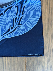 Hermes Cashmere and Silk GM Shawl “Awooooo” by Alice Shirley.