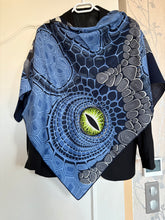 Load image into Gallery viewer, Hermes Cashmere and Silk GM Shawl “Awooooo” by Alice Shirley.