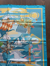 Load image into Gallery viewer, Hermès Silk Scarf « Monte Carlo » By Joachim Metz for Societe des Bain de Mer