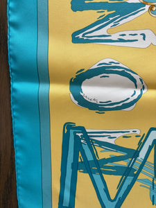 Hermès Silk Scarf « Monte Carlo » By Joachim Metz for Societe des Bain de Mer
