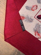 Load image into Gallery viewer, Hermes Cashmere/Silk GM Shawl “Plumes” by Henri de Linares 140