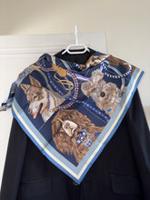 Load image into Gallery viewer, Hermes Vintage Silk Scarf “Jour de Casting” by Liz Stirling.