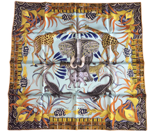 Load image into Gallery viewer, Hermes 100% Silk Scarf « La Marche Du Zambeze » by Ardmore Artists