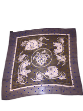 Load image into Gallery viewer, Hermes Beaded Silk Mousseline Scarf Ex Libris Au Pois Couture