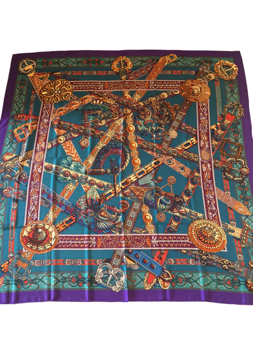 Hermes Cashmere/Silk Shawl “Le Songe De La Licorne” by Annie Faivre 140