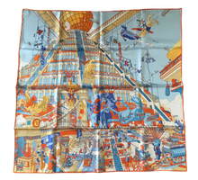 Load image into Gallery viewer, Hermes Silk Scarf “La Legende du Cheval a Plumes scarf” by Ugo Gattoni