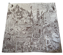 Load image into Gallery viewer, Hermes Cashmere and Silk GM Shawl “Cosmographia Universalis” by Jan Bajtlik 140