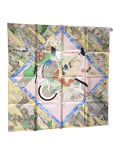 Load image into Gallery viewer, Hermes Scarf “Les Artisans d&#39;Hermes” by Japanese artist Akira Yamaguchi