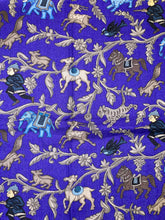 Load image into Gallery viewer, Hermes Cashmere and Silk GM Shawl “Chasse en Inde” by Michel Duchêne 140.
