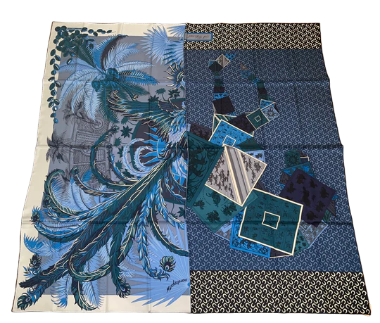 Hermes Silk GM Shawl « Mythiques Phoenix/A cheval sur mon carré