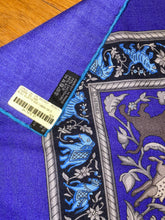 Load image into Gallery viewer, Hermes Cashmere and Silk GM Shawl “Chasse en Inde” by Michel Duchêne 140.