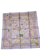 Load image into Gallery viewer, Hermes Silk Scarf “Peuple Du Vent” by Christine Henry
