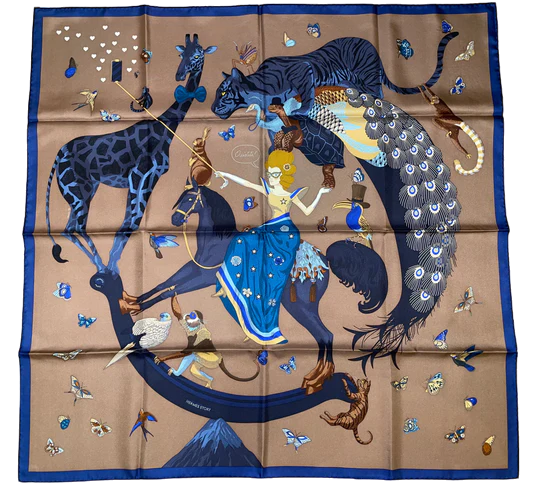 Hermes Scarf “Hermès Story” by Jonathan Burton.