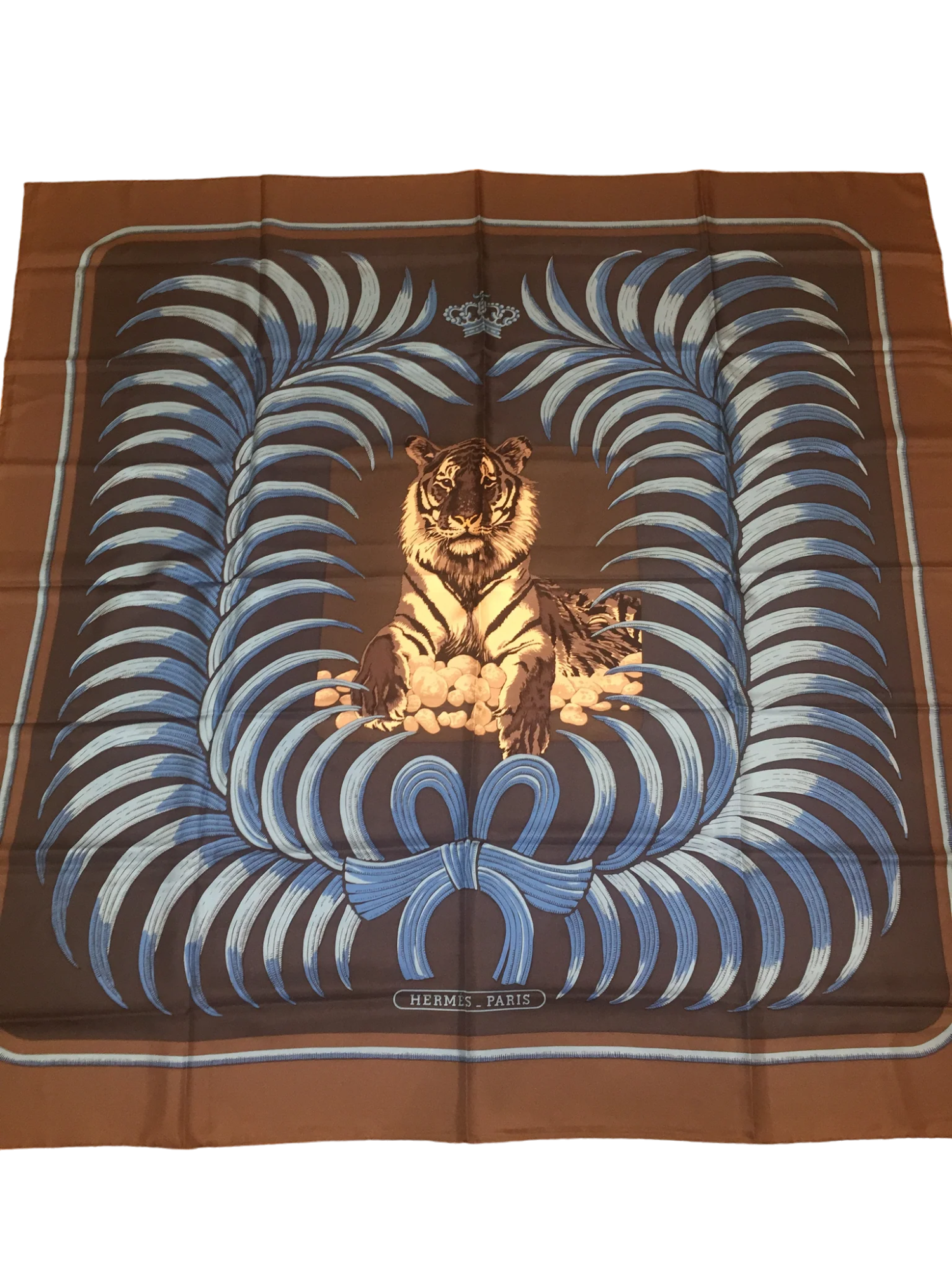 Hermes Silk Shawl “Tigre Royal” 140 – Hermes Emporium
